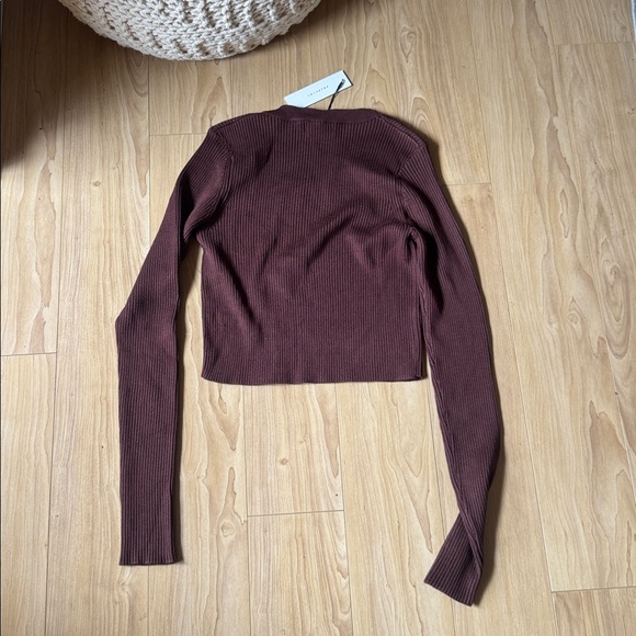 THE CUT OUT LUXE KNIT TOP / LIMITED EDITION ESPRESSO - Picture 4 of 4